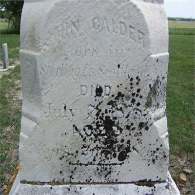 John Calder tombstone Photo