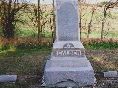 Mary Elizabeth Calder tombstone Photo