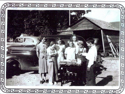 McKittrick girls 1930 photo