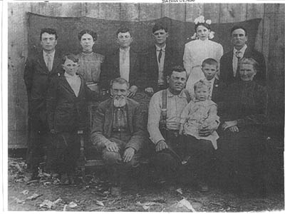 Thomas Jefferson Whitaker family