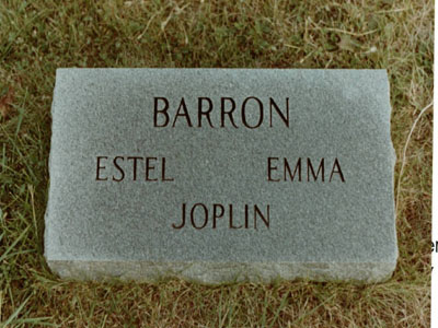 Emma Mize tombstone photo