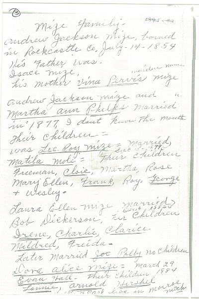 Letter from Sophia Gaston