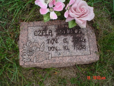 Ozela Mounce tombstone photo