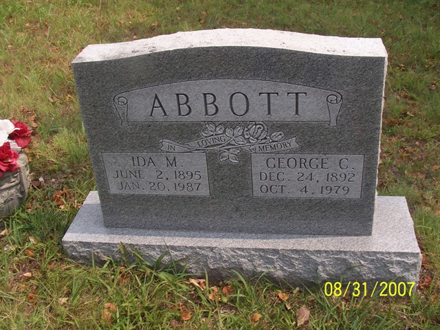 George C. Abbott gravemarker