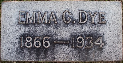  Emma Cora headstone photo