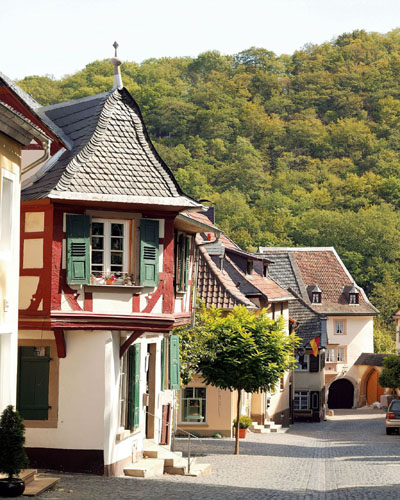 Half-timbered houses