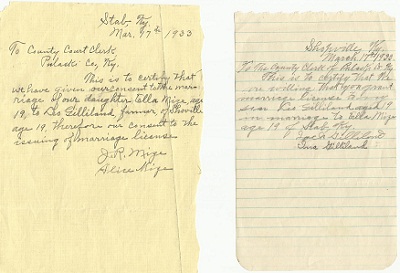 marriage notes